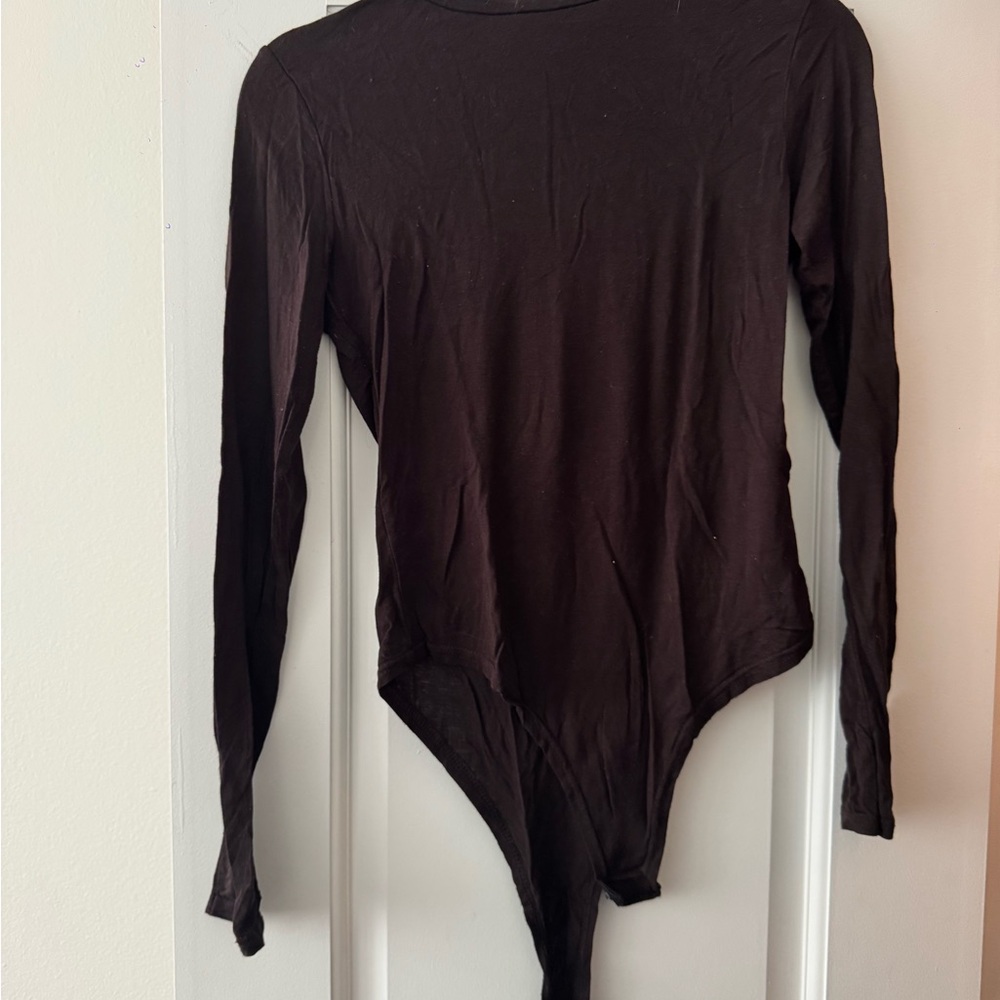 Black Long Sleeve Bodysuit